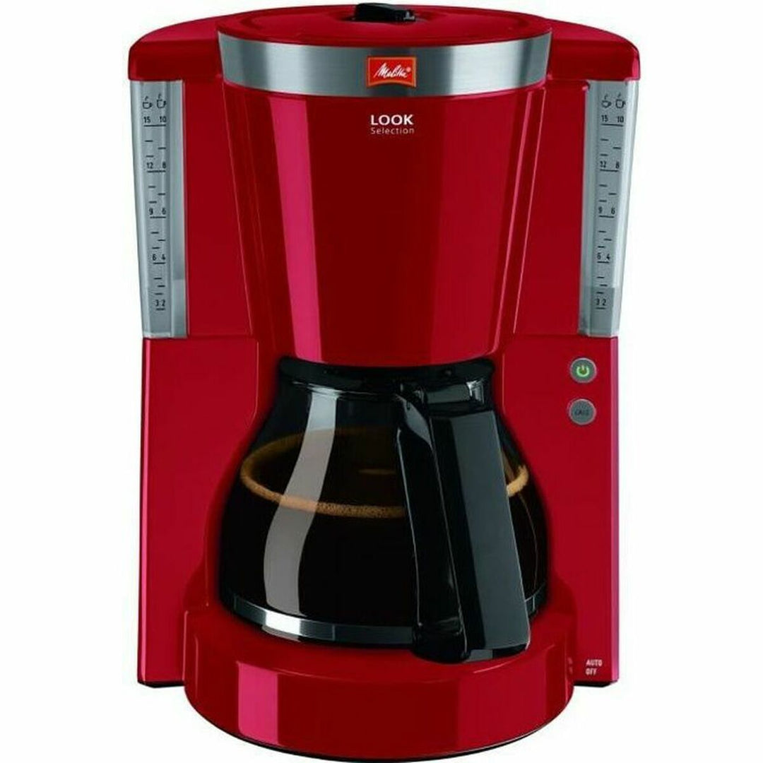 Melitta Röd Kaffebryggare - Kraftfull 1000 W, perfekt för din dagliga kaffedryck.