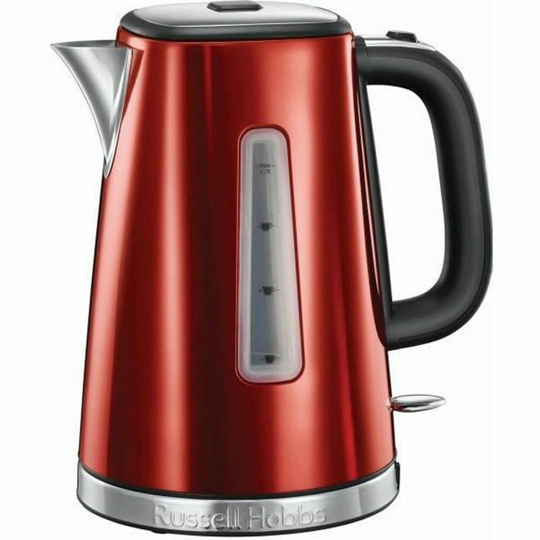 Russell Hobbs Röd Vattenkokare - Elegant design, 1,7 L. Sofistikerat tillskott till köket.