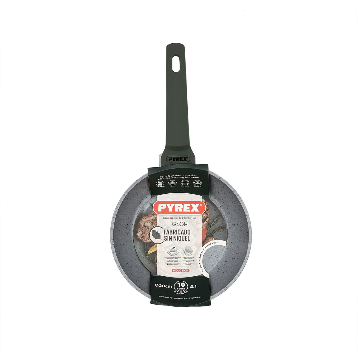 Pyrex Geoh Smitt Non-stick-panna, 20 cm - Stekpanna i smitt aluminium med non-stick-beläggning. Pass