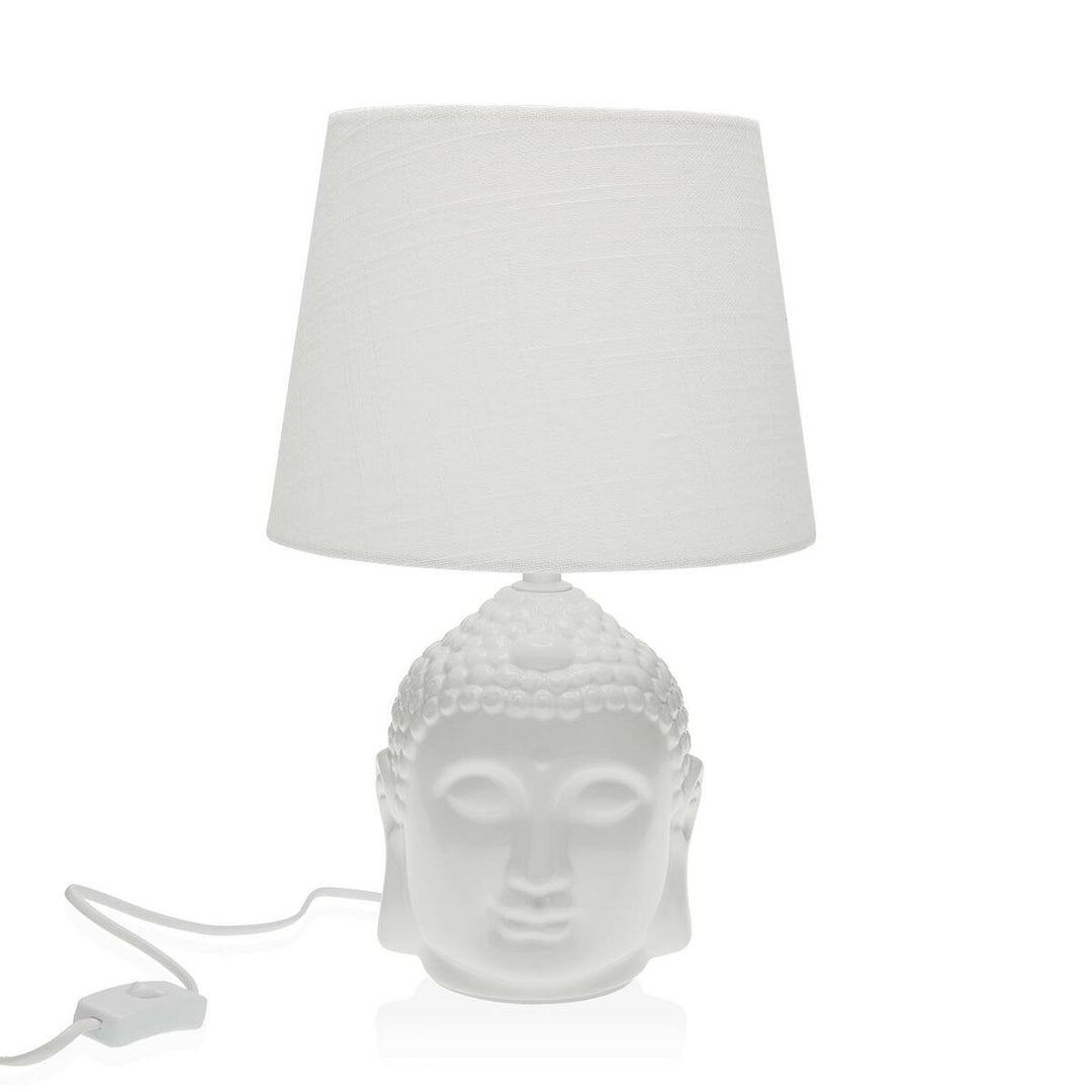 Bordslampa Buddha i porslin - stilren design (21 cm)