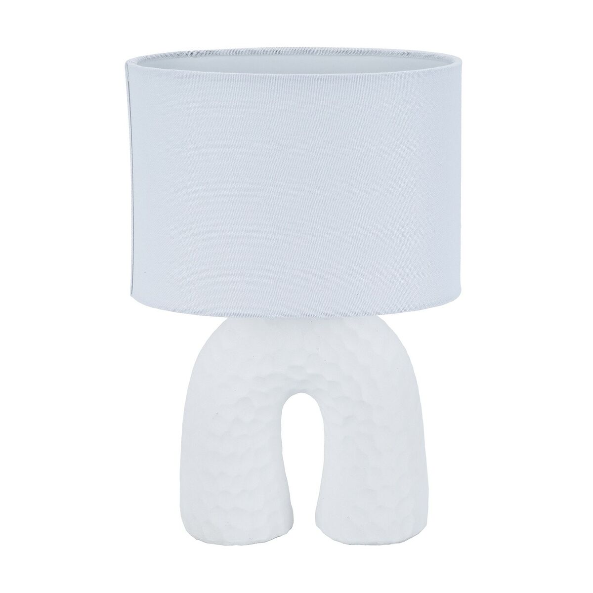 Elegant vit keramisk bordslampa 18x28 cm - Versa Home SA