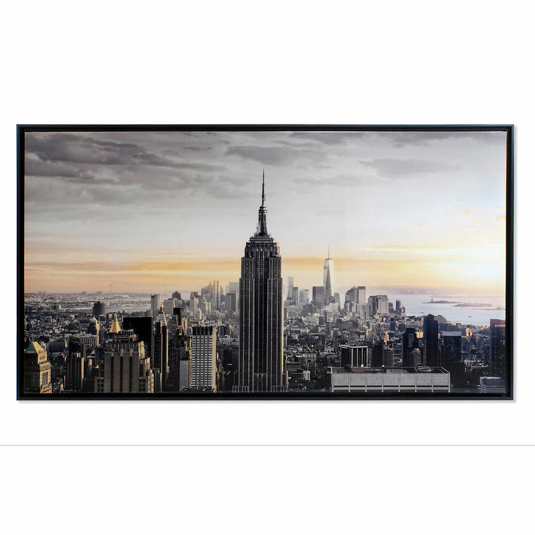 Stor träväggkonst med New York Vibes, 144 x 84 cm - perfekt för urban inredning.