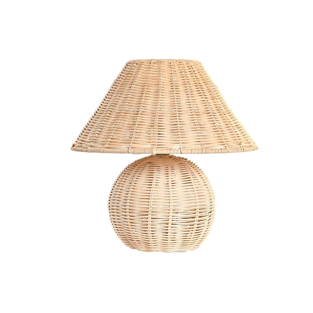 Rattan bordslampa från Alpino - naturinspirerad och stilren design. Perfekt för att lysa upp ditt he