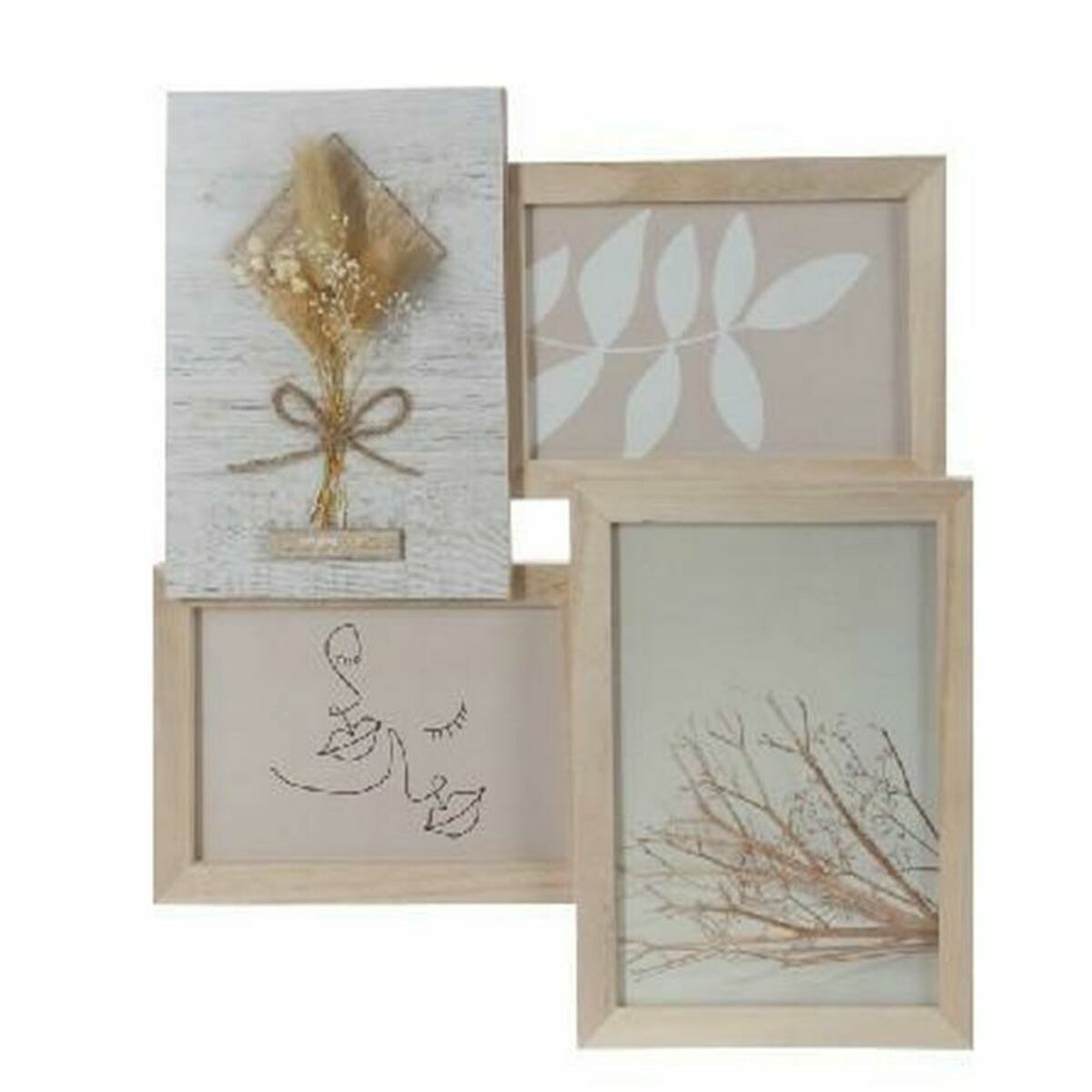 Shabby Chic Glasfotoram 31x34 cm - DKD Home Decor, elegans och personlighet till ditt hem.