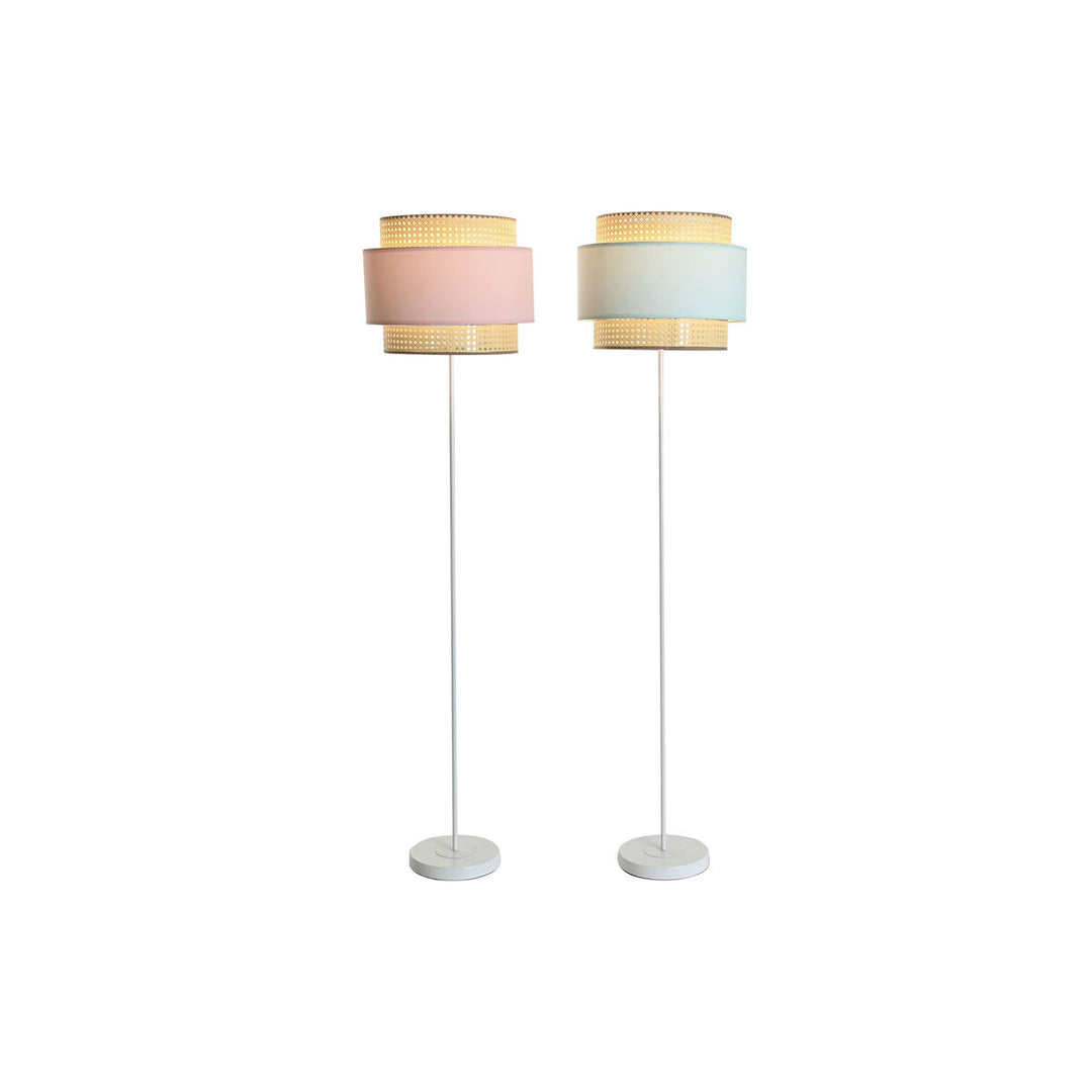 Rosa metall golvlampa med elegant design - 2-pack från DKD Home Decor