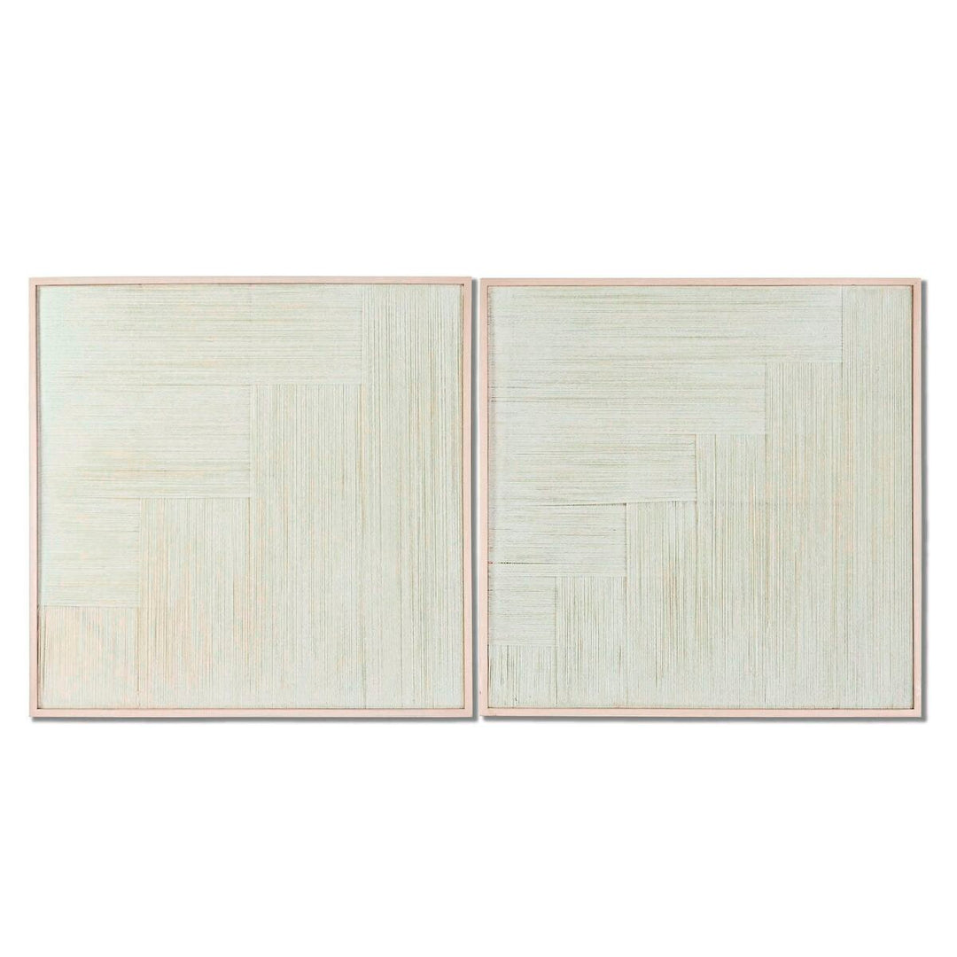 ESPRIT 3D Kanvastavlor, 80x80 cm, 2-pack - Moderna och stilrena väggdekorationer.