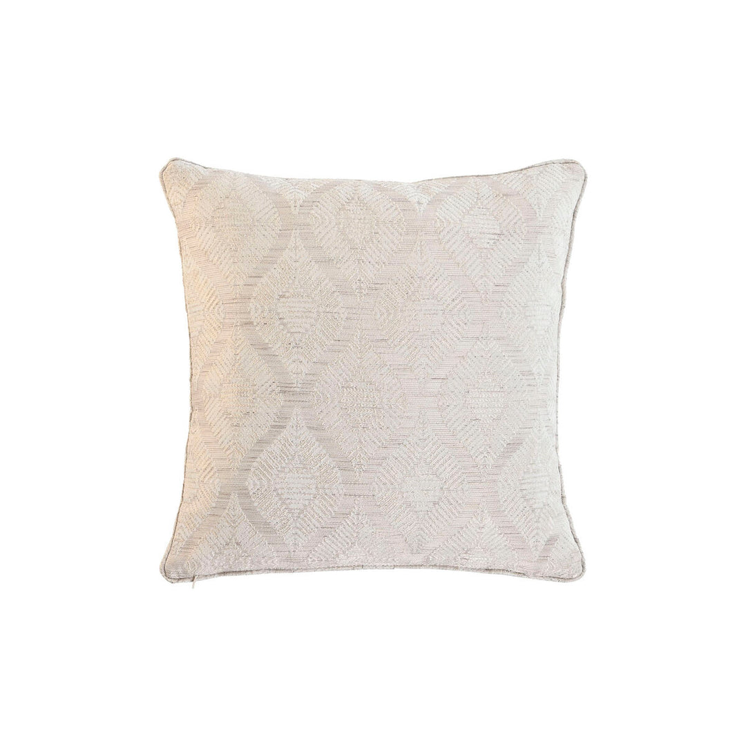 Lyxig Beige Sammet Kudde - 45x45cm för elegant inredning.