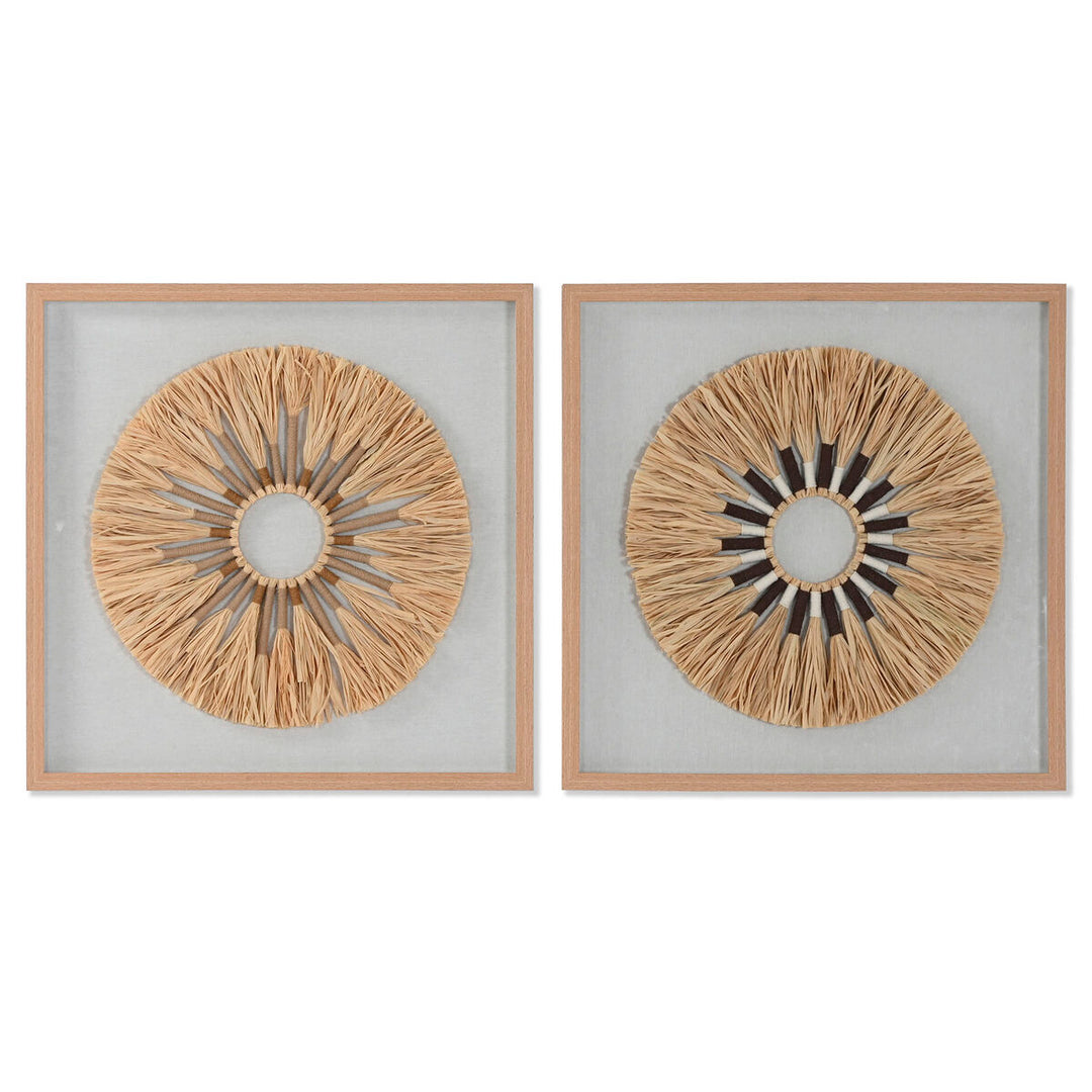 ESPRIT 3D-Cirkel Tavla, 60x60 cm, 2-pack - Moderna cirklar i 3D-design. Perfekt för unik heminrednin