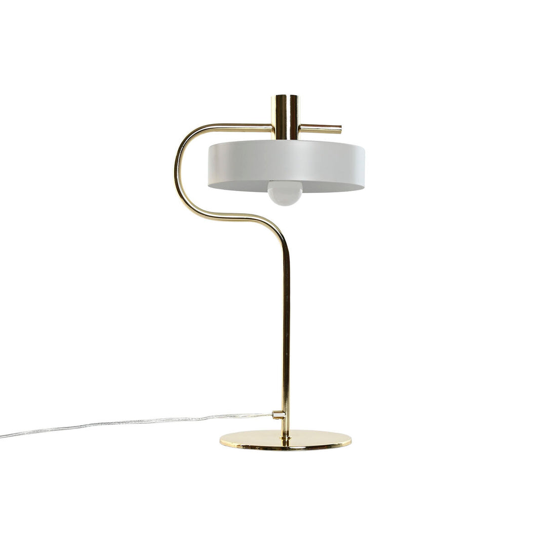 Gyllene Metallbordslampa - Elegant design, 220V, 28x18x46cm