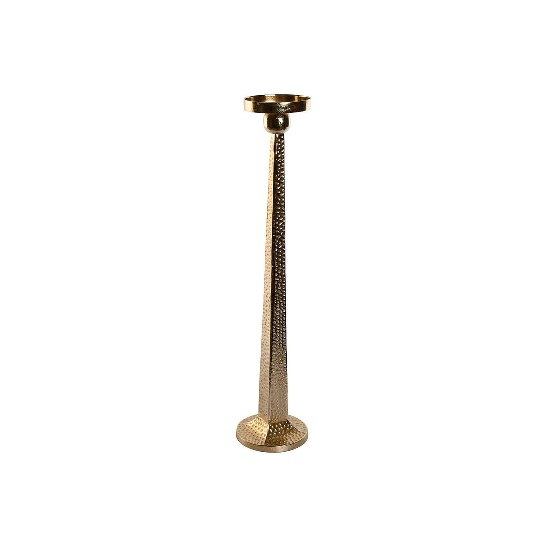 Guldig Aluminium ljusstake - Elegant design, 85,5 cm.