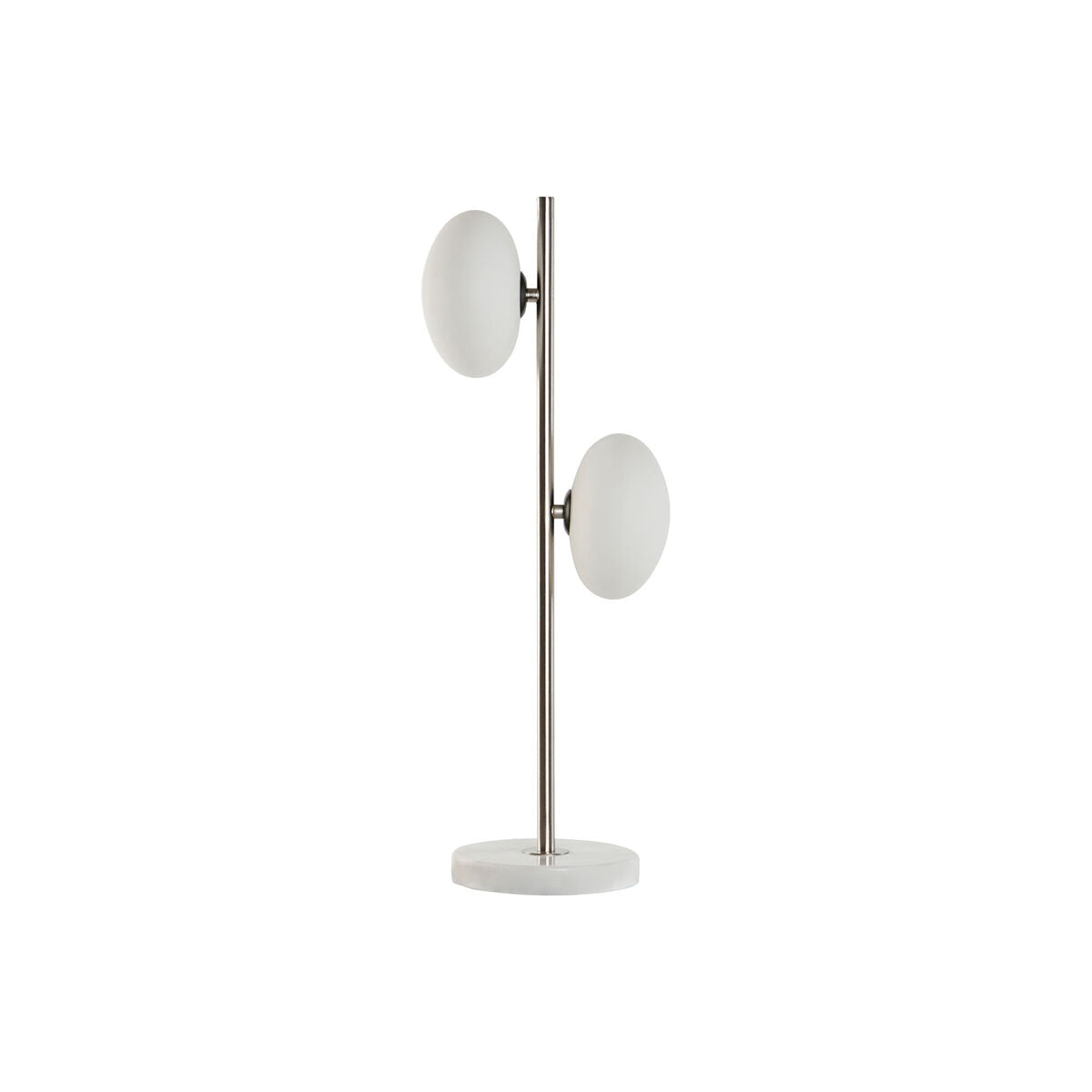 Elegant bordslampa i glas och marmor - 220 V, 20 x 17 x 58 cm