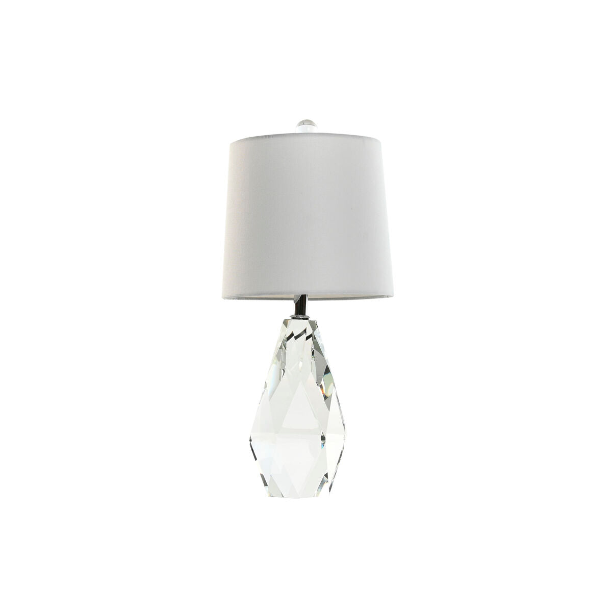 Vit Bordslampa med Kraftfull 50 W Ljusstyrka - Modern design, 220V, Plug-in, 22x22x50cm