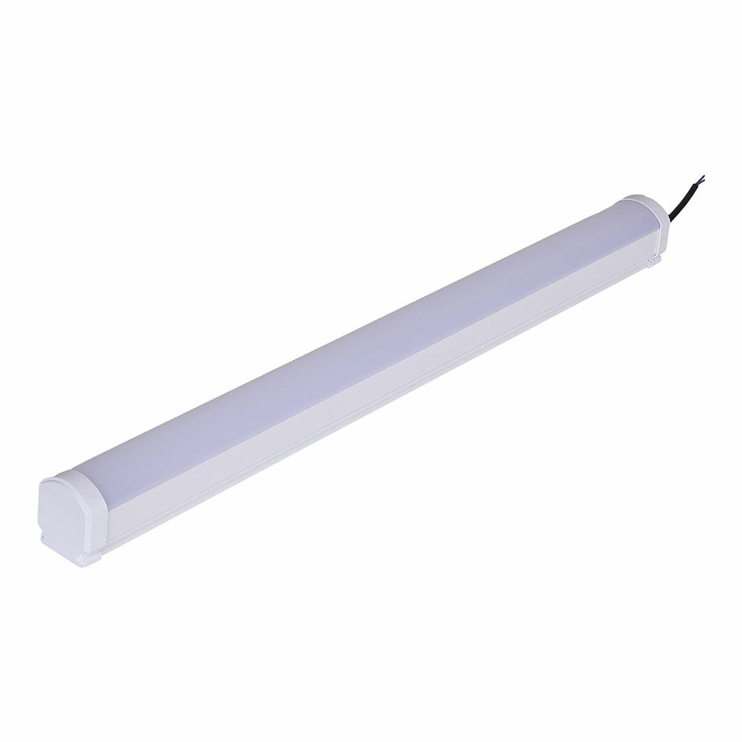 LED ljusstrip 60 cm - Dagsljus 6400 K - Perfekt för hemmabruk, 18 W, IP65, 25000 timmars hållbarhet.