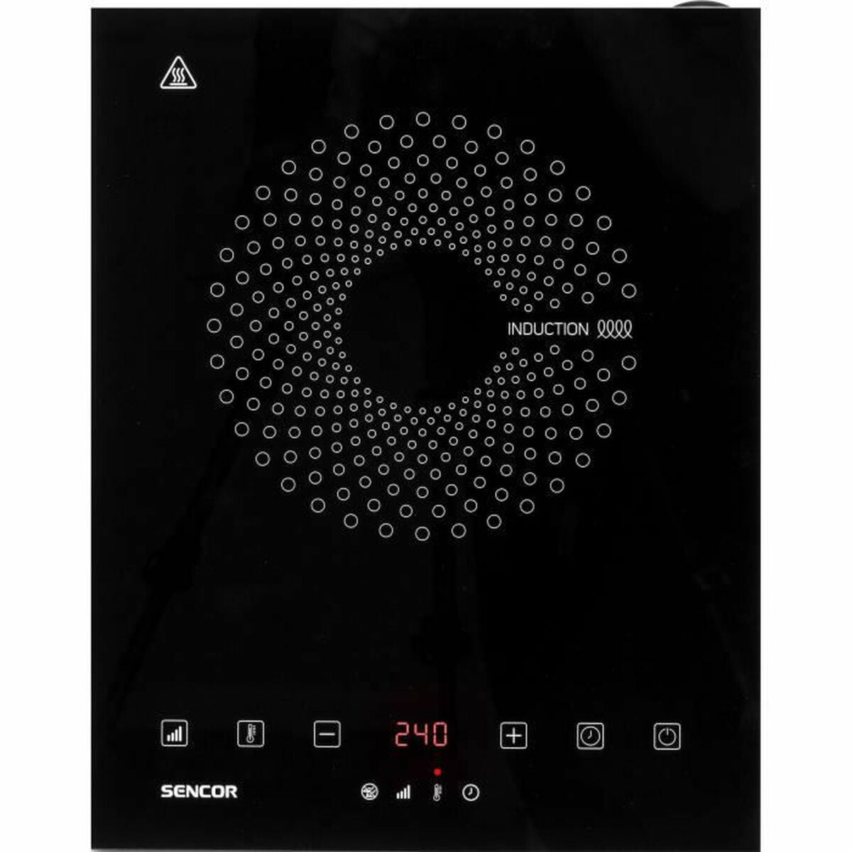 Sencor Induktionshäll 2000 W - Effektiv och stilren.