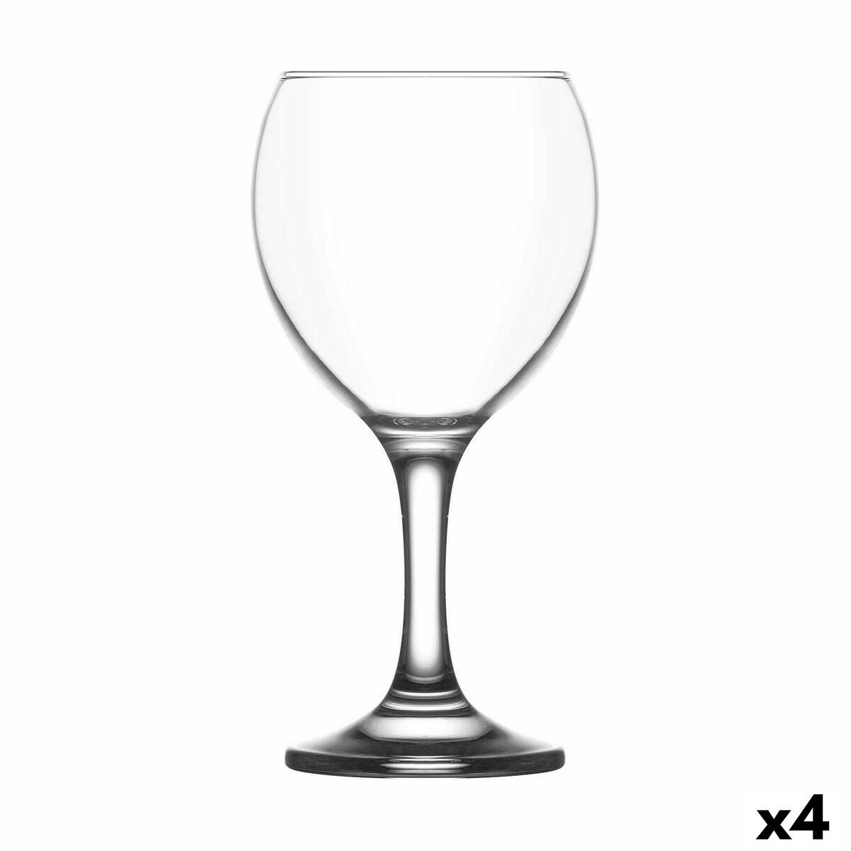 Misket Kristallklara Glas 260ml, 4-pack - Elegant vardagslyx för ditt hem.