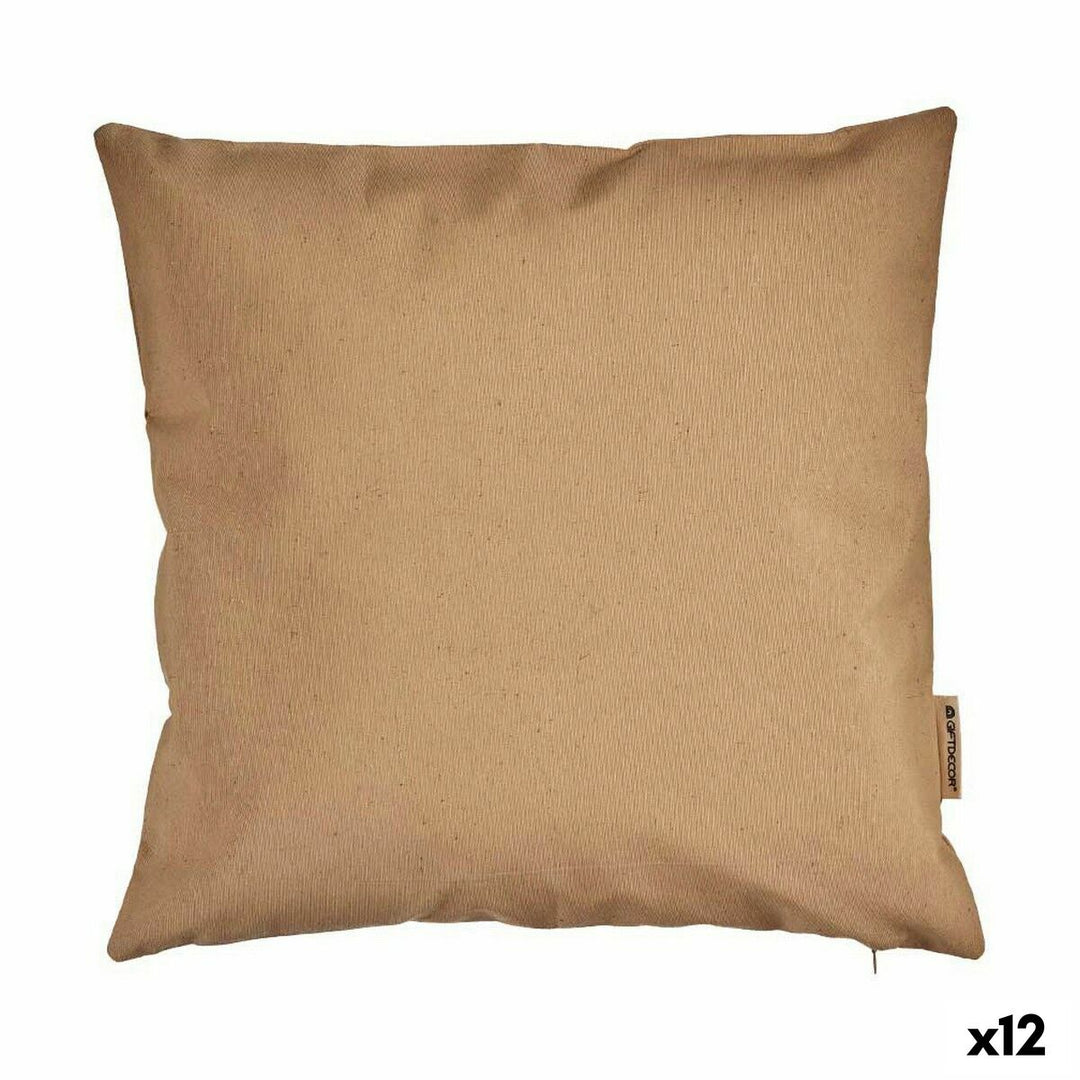 12-pack Beige Kuddfodral (45x45 cm) - Mjuk bomull/polyester, elegant design