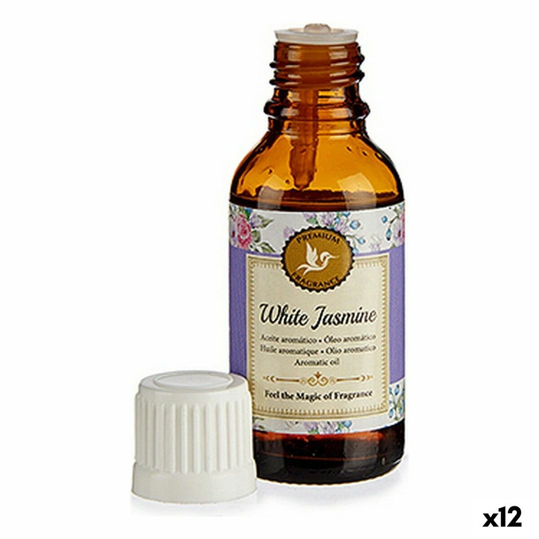 12-pack Jasmin Aromolja, 30 ml per flaska - Skapa harmoni med sensuell jasmin-doft.