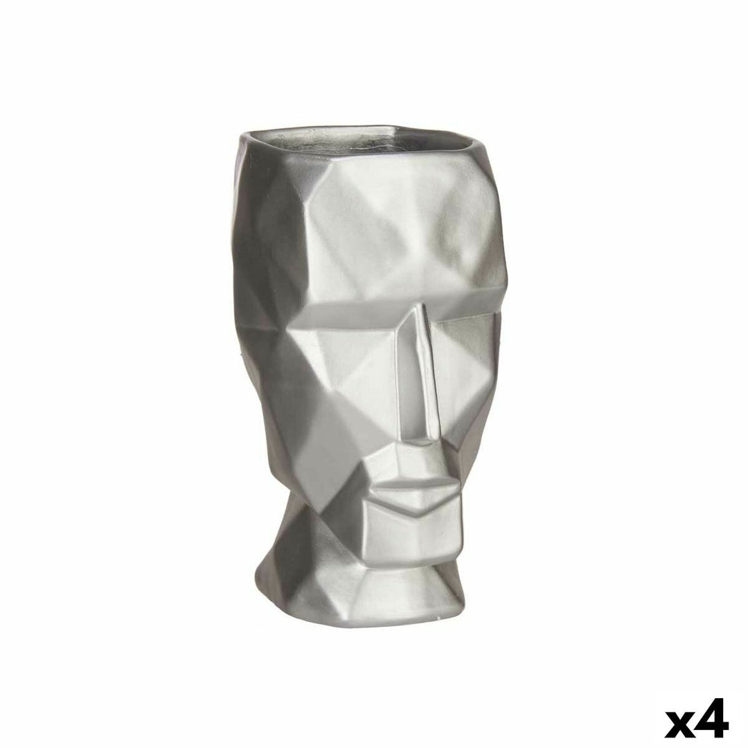 Silver 3D Ansiktsvas 4-pack - Elegant och stilren.