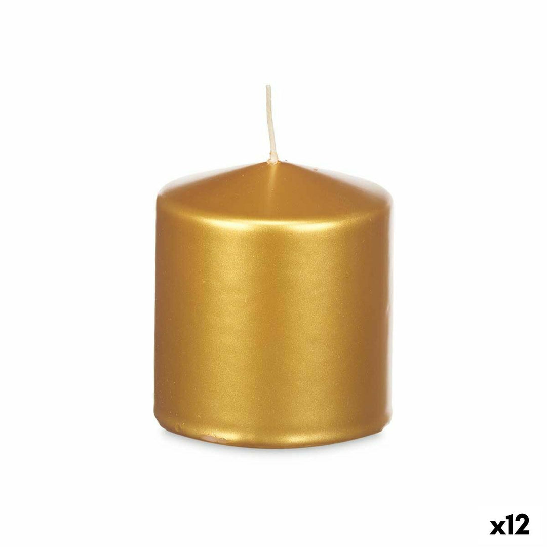 12-pack gyllene metallljuslyktor elegant design upp till 41 timmars brinntid perfekt för middagar fester och heminredning