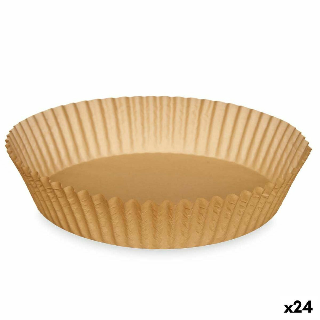 Rund Luftfritöspapper 20x20 cm, 20-pack - Fettavvisande.