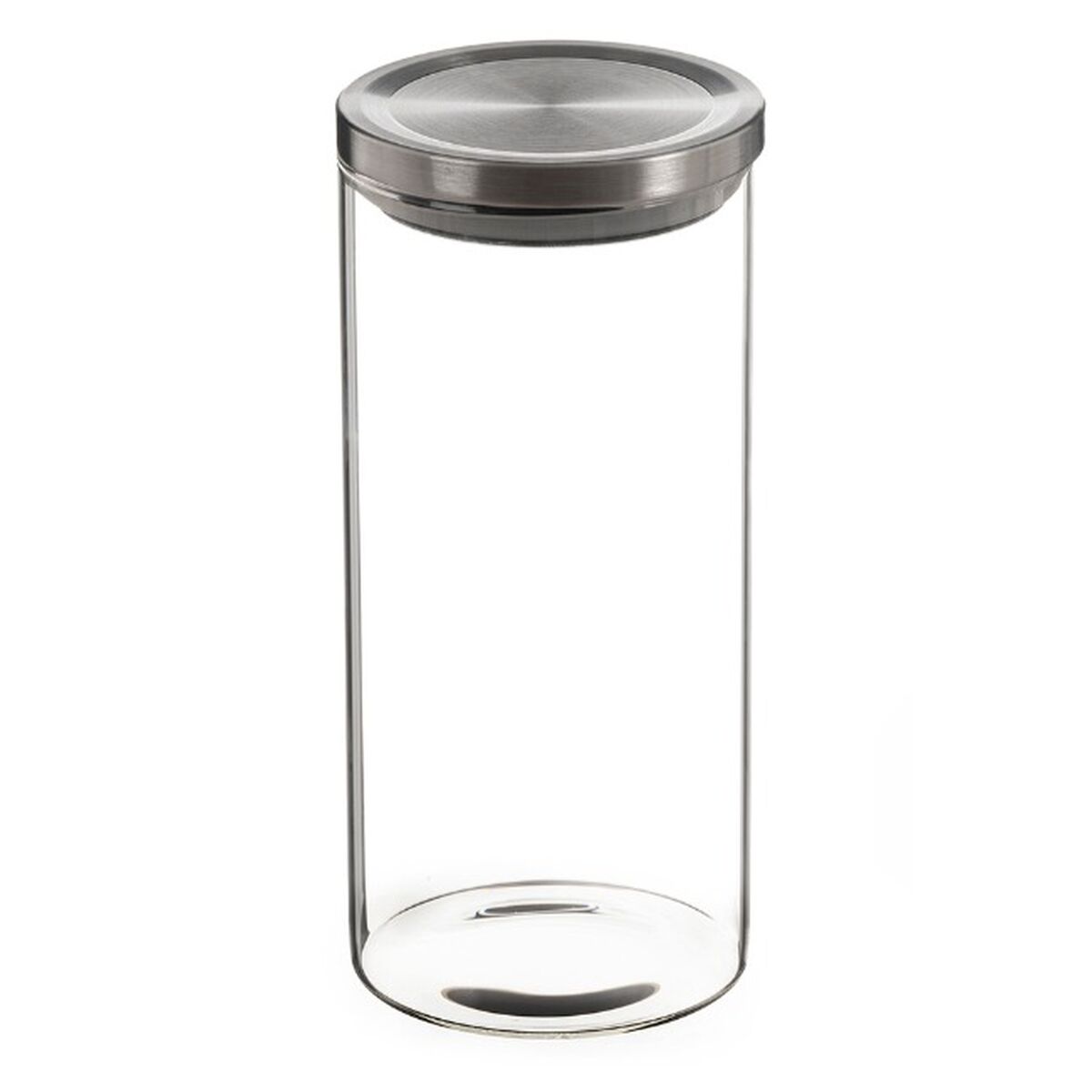 Lufttät glasburk, 1380 ml för snygg förvaring av matvaror. Transparent med lock.