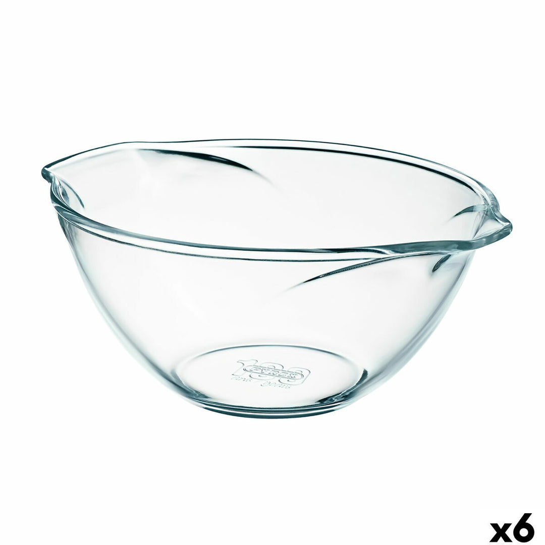 Pyrex Classic Glasblandskål Set - 6-pack, transparent design i högkvalitativt glas.